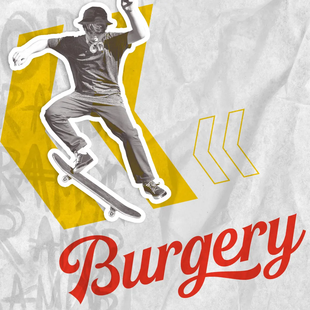Pieza gráfica de Burgery