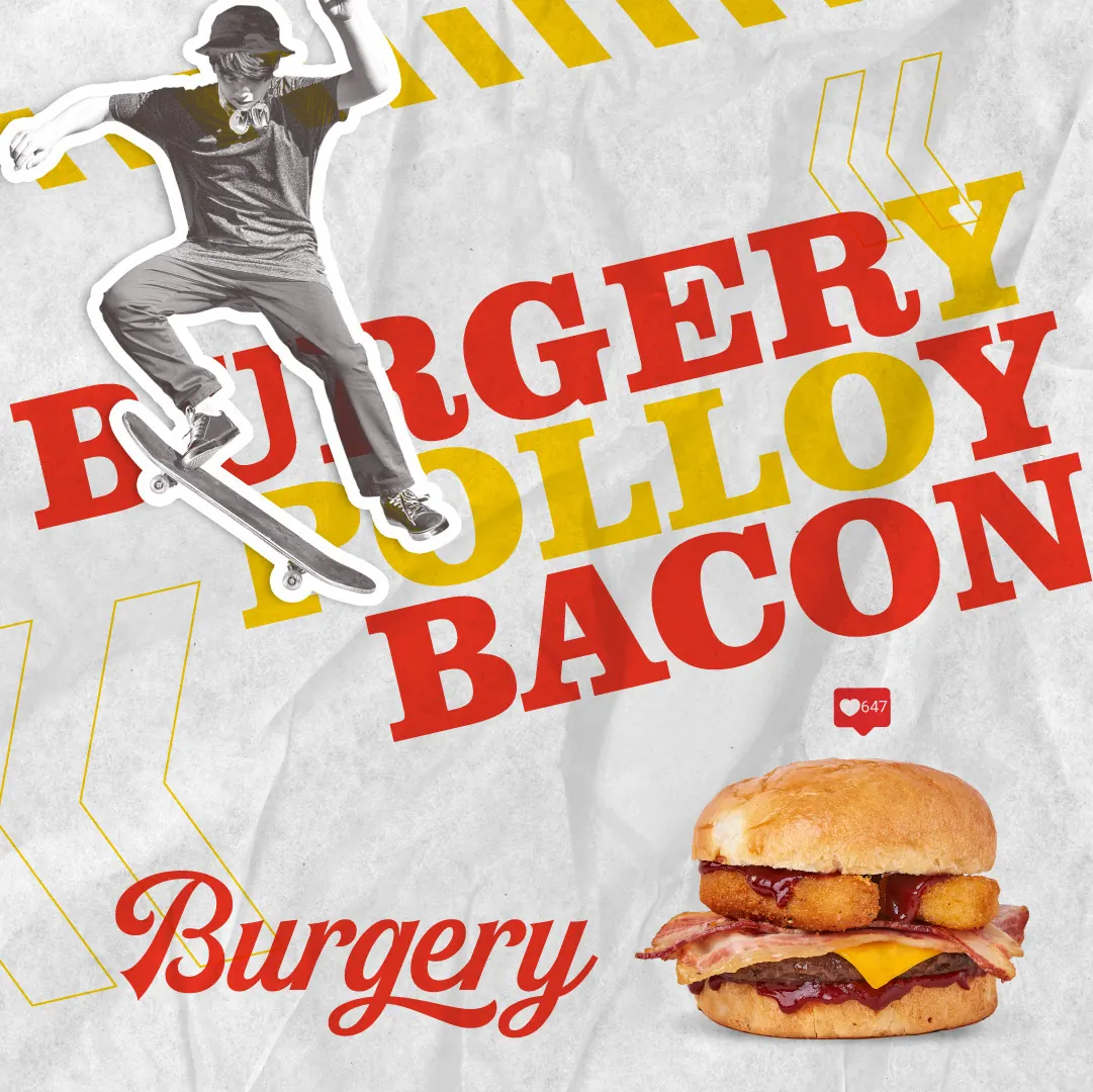 Pieza gráfica de Burgery