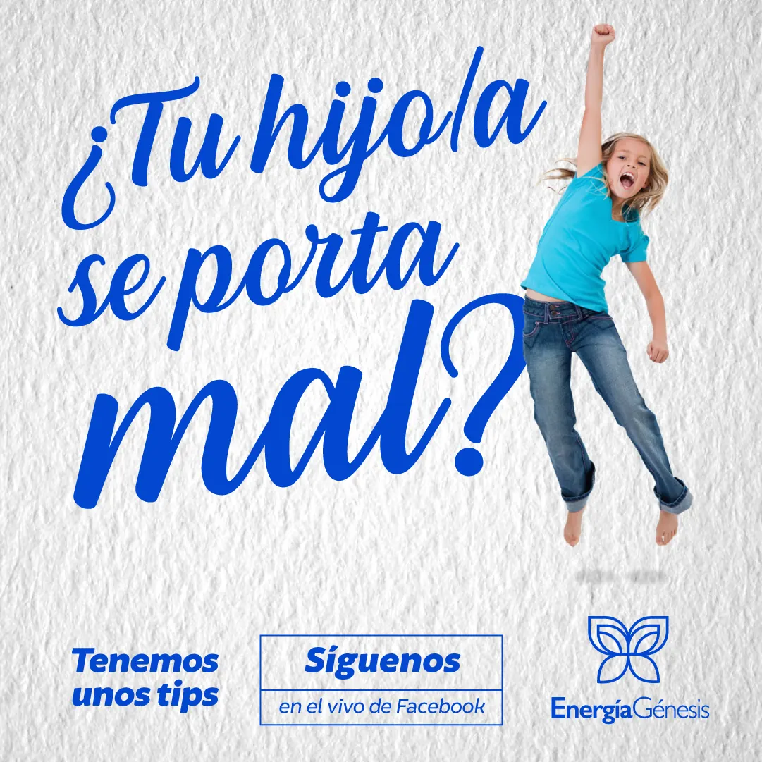 Pieza gráfica de energia Génesis